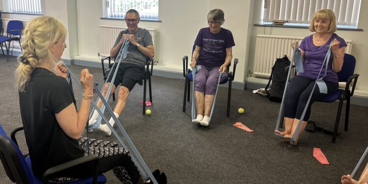 Pilates sessions help older residents support physical wellbeing