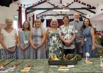Village comes together for flower and handicraft show