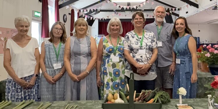 Village comes together for flower and handicraft show