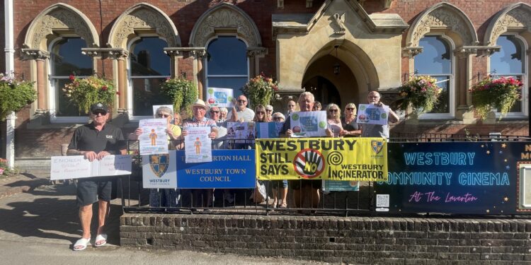 Westbury residents confront waste firm over air pollution